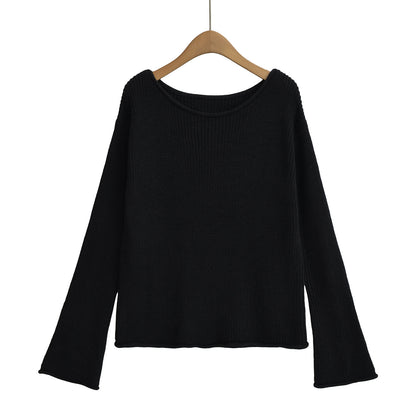 One shoulder top sweater